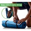 2/5-Inch Thick (10mm) Yoga Mat, Cushioned Support Fitness Mat with Easy-Cinch Strap for Gym & Home Workouts - 3 of 4