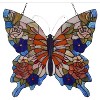 Chloe Lighting Tiffany-Glass Butterfly Window Panel 22.5x24 - 2 of 4