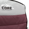 CORE Set of 2 300-Pound Capacity Padded Hard Arm Chair w/Storage Pockets & Carry Bag w/Instant 10-Foot Outdoor Pop-Up Shade Canopy Shelter Tent, Gray - 4 of 4