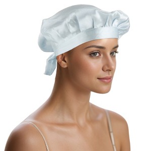 Unique Bargains Women's Faux Silk Hair Bonnet 1 Pc - 1 of 4