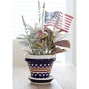 Blue Rose Polish Pottery 890-893 Zaklady Small Flower Pot - 2 of 2