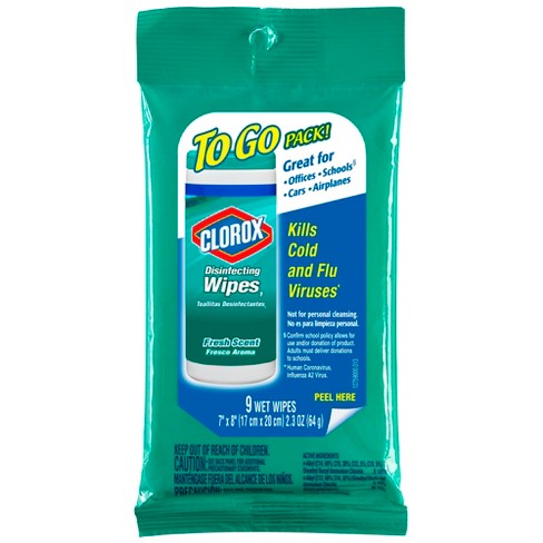 wipes clorox disinfecting packs scent fresh ct case pack target wipe