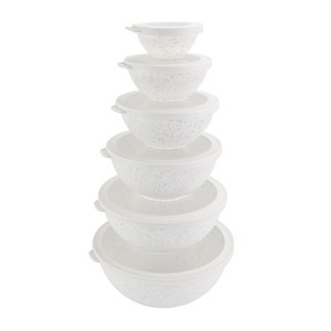 COOK WITH COLOR Mixing Bowls with Lids 12 Piece Set - 1 of 3