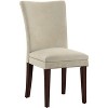 Set of 2 Bryant Upholstered Parsons Dining Chairs Light Brown - Inspire Q: Rubberwood Frame, Polyurethane Upholstery - 2 of 4
