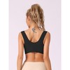 INSPIRE CHIC Women's Wirefree Bra Full Coverage Push Up Vest Bralettes 3 Packs - 2 of 4
