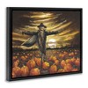 Stupell Industries Scarecrow in Pumpkin Field Floating Frame Canvas Art - 2 of 4