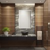 Houston 24" Aluminum LED Rectangle Mirror - LMR1003 - Silver/White - Safavieh - 4 of 4