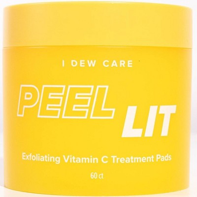 I DEW CARE Peel Lit Exfoliating Vitamin C Treatment Pads - 60ct