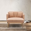Okak Modern Accent Chair, Fashionable and Classic Style Chaise Accent Chair for Living Room and Hotel Bed Room - 2 of 4