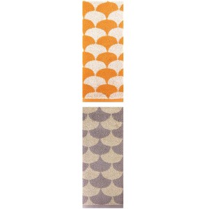 REGALWOVEN 2 Pack Geometric Pattern Cotton Hand Towels for Bathroom, Kitchen, Home Decor 13" x 29" - 1 of 4