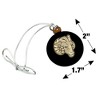Fordham University Secondary Logo Mini Small Tiny Wood Christmas Tree Holiday Ornament - 4 of 4