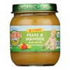 Earth's Best Organic Pears and Mangos Baby Food 6+ Months - Case of 10/4 oz - 2 of 4