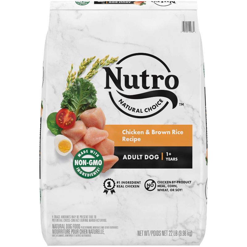 NUTRO Natural Choice Chicken and Brown Rice Recipe Adult Dry Dog Food, 1 of 18