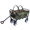 Foldable Beach Wagon Cart,Collapsible Utility Wagon for Camping,Shopping,Sports & Grocery,Durable & Easy to Carry - 3 of 4