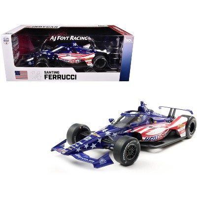 Dallara IndyCar #14 "Homes For Our Troops" AJ Foyt Racing "NTT IndyCar Series" (2025) 1/18 Diecast Model by IXO Models