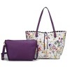 MKF Collection Danielle Reversible Shopper Tote Floral Bag, Crossbody Pouch Handbag Purse by Mia K - 2 of 4