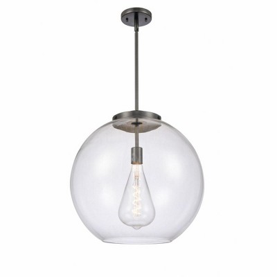 Athens - 1 Light Pendant In Industrial Style-18.38 Inches Tall and 17.75 Inches Wide