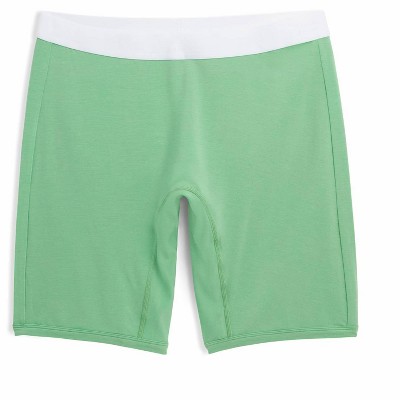 Tomboyx Adult 6" Fly Boxer Briefs Underwear, Modal Stretch Comfortable Boy Shorts Xs 4x Java Xx Large