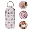 Unique Bargains Footprint Pattern Lipstick and Perfume Cover Handbag Charm 1 Pc - 3 of 4
