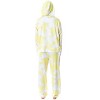 Spongebob Squarepants Tie Dye Womens' Pajama Cropped Hooded Jogger Set Yellow - 2 of 4