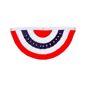 Evergreen Patriotic Bunting, Medium, Set of 2 - 1 of 3