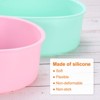 Unique Bargains Round Cake Pans Silicone Cake Mould for Cupcakes Bread 6 Pcs - 4 of 4