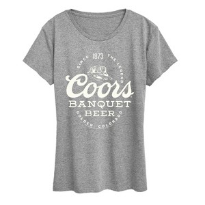 Women's - Coors - Banquet Beer Short Sleeve Graphic T-Shirt - 1 of 4