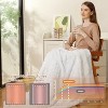 Soft flannel electric blanket with 6 heating levels and 4 hours auto shut-off, 4 hours time setting, ETL certified electric lap blanket - 3 of 4
