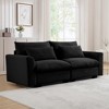 Christopher Knight Home Jay Modern 86.6" W Corduroy Loveseat with Lumbar Pillows - 2 of 4