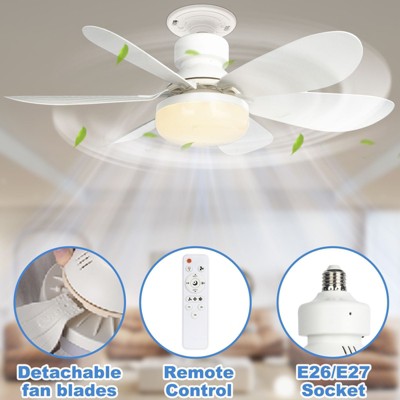 Socket Fan Light wireless