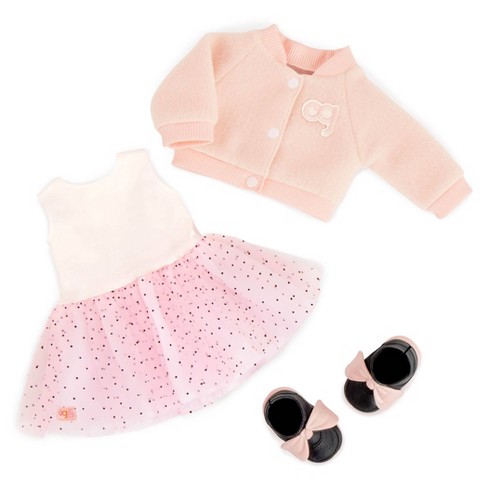 Our Generation Ballet Academy Pink Varsity Jacket & Dress Outfit For 18 ...