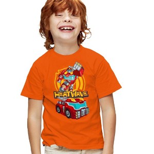 Boys' Short Sleeve Transformers Heatwave T-Shirt - 1 of 4