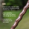 Brazos - Brazos 55 Twisted Oak Trekker Walking Stick, Brown - 2 of 3