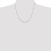 Black Bow Jewelry 0.85mm Sterling Silver Diamond Cut Round Snake Chain Necklace - 2 of 4