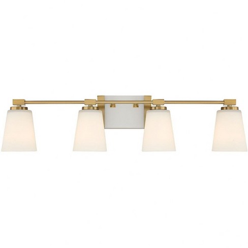 Savoy House Darby 4 - Light Vanity in  Warm Brass - image 1 of 1