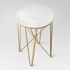 Marble Top Round Table Gold - Project 62™ - image 3 of 4