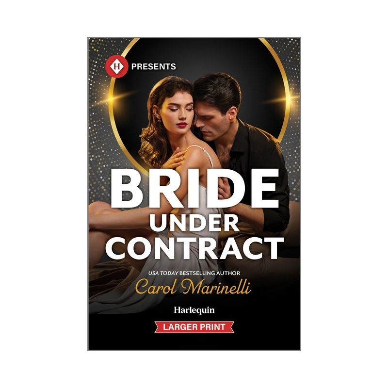 Bride Under Contract - (Wed Into a Billionaire's World) Large Print by  Carol Marinelli (Paperback), 1 of 2