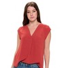 WEST K Women's Olivia Cap Sleeve V-Neck Top - 4 of 4