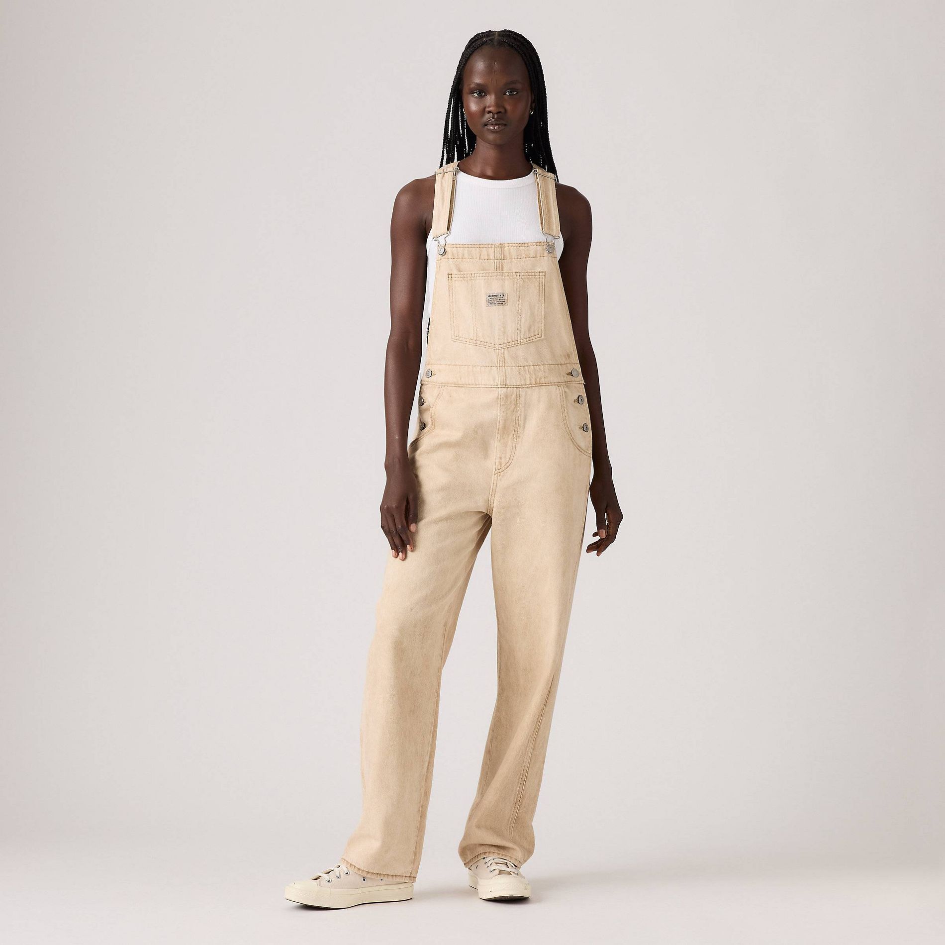 Levi's® Women's Vintage Overalls - Cloudy Travertine S