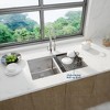 33 in Undermount Workstation Kitchen Sink - Stainless Steel Single Bowl Sink with Soundproof Padding, Scratch-Resistant Finish - 2 of 4