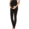 Women's Black Color Maternity Leggings Pregnancy Pants - image 2 of 4