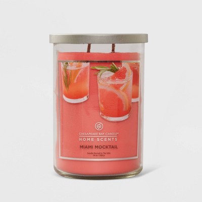 19oz Jar Candle Miami Mocktail - Home Scents by Chesapeake Bay Candle