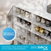 BIRDROCK HOME 7-Tier Shoe Rack for Closet | Freestanding Storage w/ 12 Small Clear Boxes & 2 Large Cubes, Foldable for Boots, Heels - White - 2 of 4