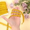Gimp Braid Trim, 27 Yards Gold and Silver Metallic Edge Woven Trim, Curtain Slipcover Costume Decoration Sewing DIY Craft - 3 of 4