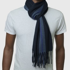 Alpine Swiss Mens Plaid Scarf Softer Than Cashmere Scarves Winter Shawl - 1 of 4