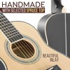 Pyle 34" 6-String Electric Acoustic Guitar Kit with Digital Tuner & Accessories - Nature Color, Matt Finish - 4 of 4