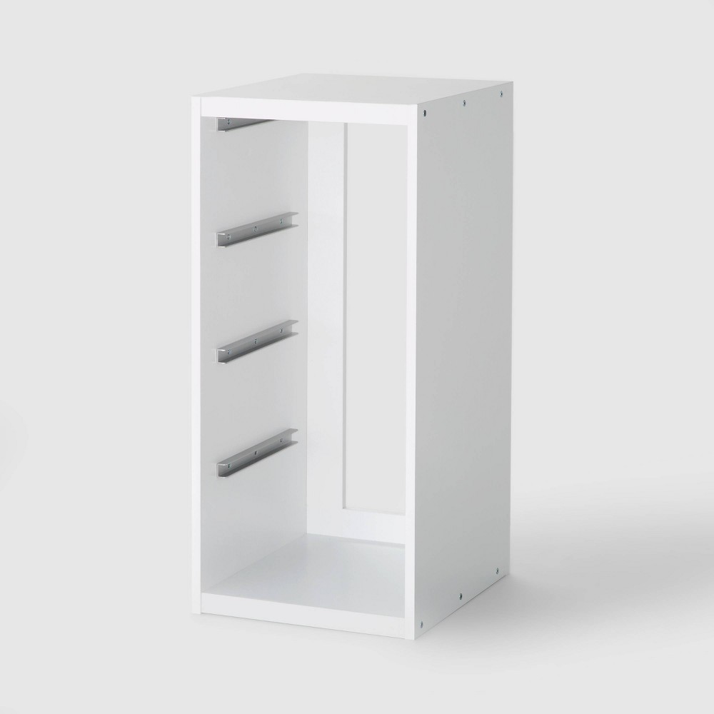 Photos - Wall Shelf Short Sliding Bin Cube White - Brightroom™