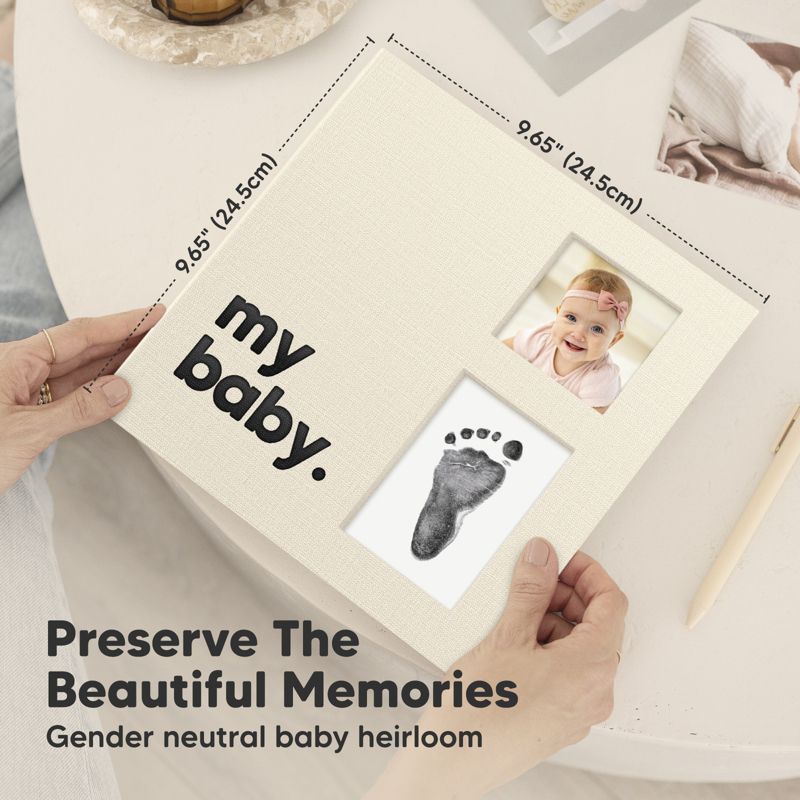 KeaBabies Frolic Baby Memory Book For Baby Boys, Girls, Baby First 5 Year Journal, Keepsake Milestone Photo Album, 5 of 11