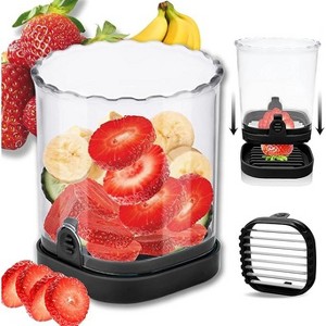 Akoasm ABS Detachable Kitchen Cutting Tool for Bananas, Cucumbers & Mushrooms-Black - 1 of 4