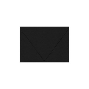 LUX A7 Contour Flap Envelopes (5 1/4 x 7 1/4) 50/Pack Black Linen (1880-BLI-50) - 1 of 2